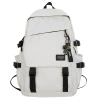 Cross-border backpack: Simple and versatile for female college students. Large-capacity computer travel backpack. Schoolbag for female junior high school and senior high school students Item Picture